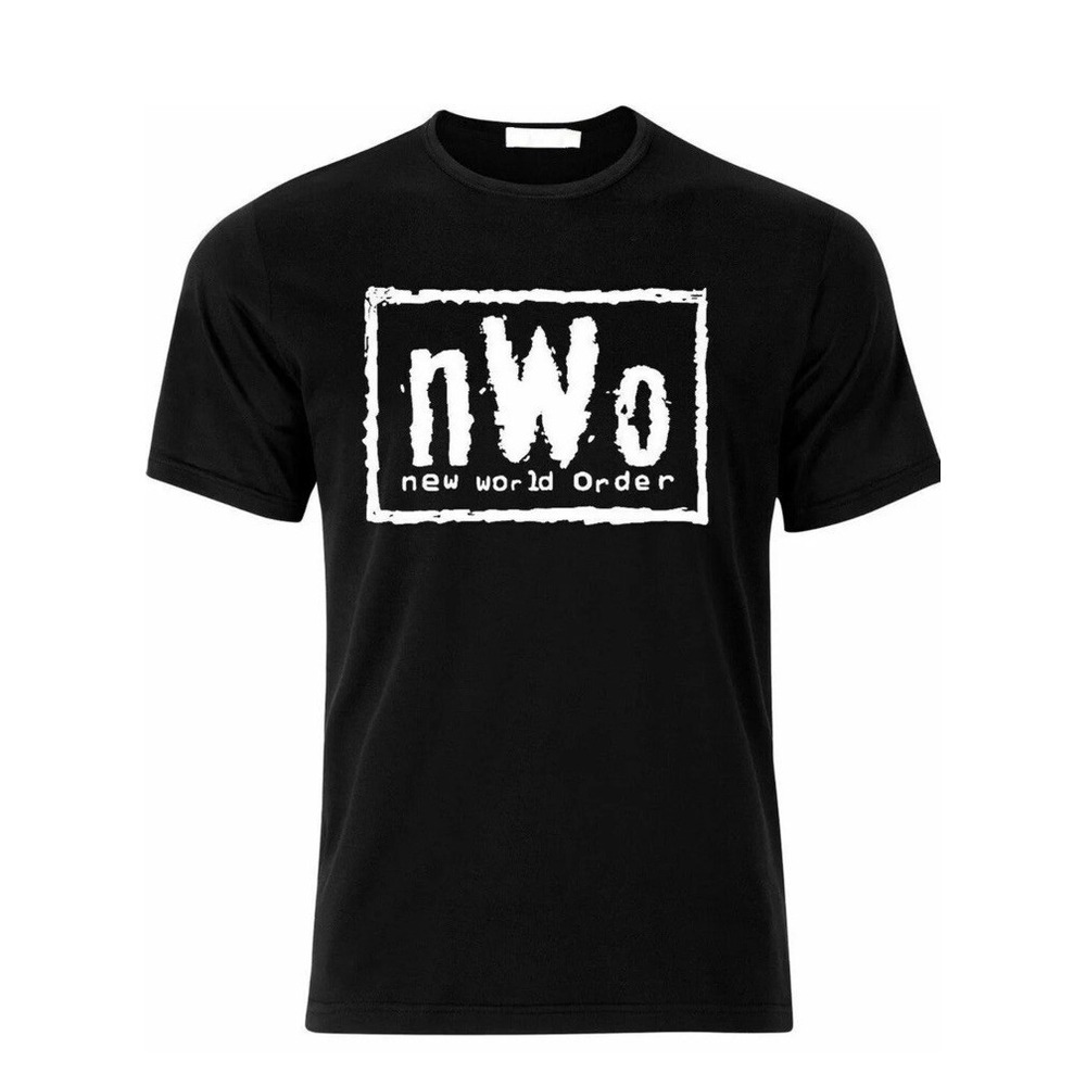 New World Order T-Shirt nWo Logo WCW Professional Wrestling T Shirt Tee Large